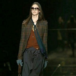 Vintage Burberry Prorsum Runway Plaid from Italy